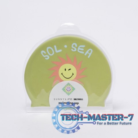 Czepek basenowy - SMILEY, World Sol Sea Czepek basenowy - SMILEY, World Sol Sea
