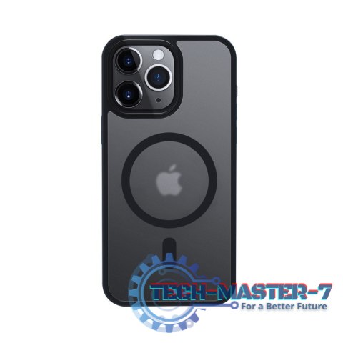 Etui Hybrid Frost MAG Cover iPhone 15 Pro MagSafe Czarne Etui Hybrid Frost MAG Cover iPhone 15 Pro MagSafe Czarne