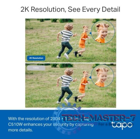 Kamera Tapo C510W Zewnętrzna Obrót/Nachylenie Kamera Tapo C510W Zewnętrzna Obrót/Nachylenie