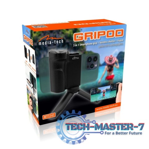 Uchwyt do smartphona + statyw biurkowy MT5543 pilot Bluetooth Uchwyt do smartphona + statyw biurkowy MT5543 pilot Bluetooth