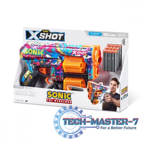 Wyrzutnia Skins Dread Sonic 12 strzałek Robotnik Wyrzutnia Skins Dread Sonic 12 strzałek Robotnik