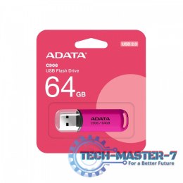 Pendrive C906 64GB USB2.0 różowy