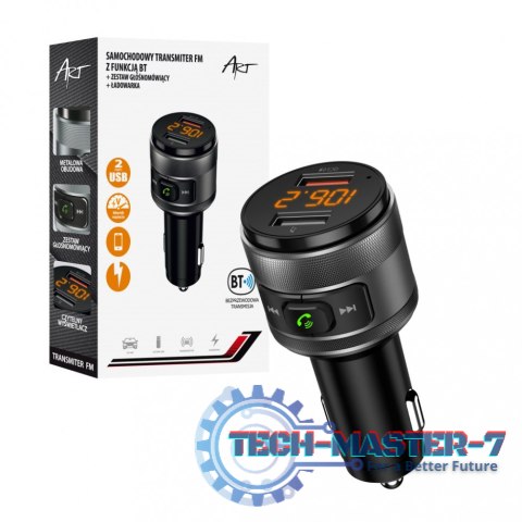 Transmiter samochodowy FM MP3 z funkcją BT, USB LCD FM-57 QC3.0 Transmiter samochodowy FM MP3 z funkcją BT, USB LCD FM-57 QC3.0