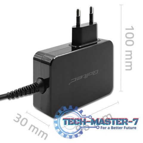 Ładowarka GaN Power Pro | 1xUSB-C | 100W | 5-20V | 3-5A | Czarna Ładowarka GaN Power Pro | 1xUSB-C | 100W | 5-20V | 3-5A | Czarna