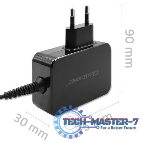 Ładowarka GaN Power Pro | 1xUSB-C | 45W | 5-20V | 2.25-3A | Czarna Ładowarka GaN Power Pro | 1xUSB-C | 45W | 5-20V | 2.25-3A | Czarna