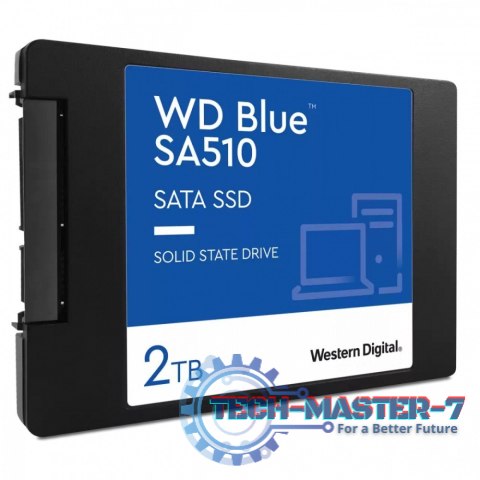 Dysk SSD WD Blue SA510 2TB 2,5 cala Dysk SSD WD Blue SA510 2TB 2,5 cala
