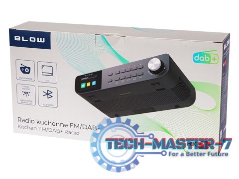 Radio kuchenne przenośne FM/DAB+ RK1 czarne Radio kuchenne przenośne FM/DAB+ RK1 czarne