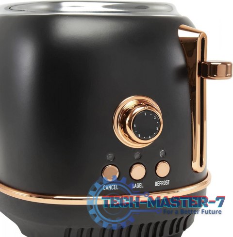 Toster Heritage czarno-miedziany Toster Heritage czarno-miedziany