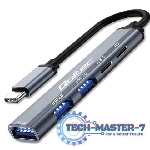 HUB adapter USB-C 3.1 5w1 | USB-C PD | USB-C | 2x USB 2.0 | USB 3.0 HUB adapter USB-C 3.1 5w1 | USB-C PD | USB-C | 2x USB 2.0 | USB 3.0