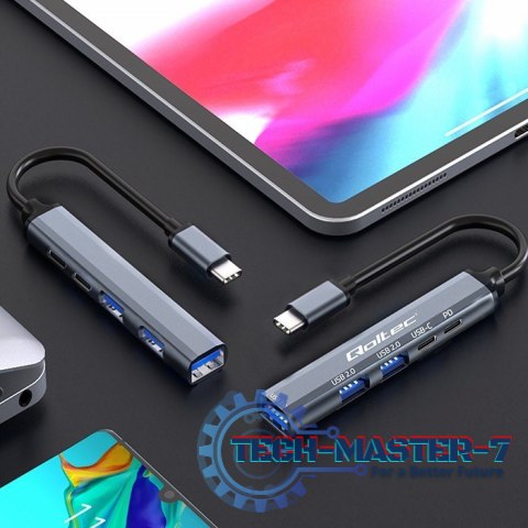 HUB adapter USB-C 3.1 5w1 | USB-C PD | USB-C | 2x USB 2.0 | USB 3.0 HUB adapter USB-C 3.1 5w1 | USB-C PD | USB-C | 2x USB 2.0 | USB 3.0