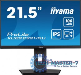 Monitor 21.5 cala XUB2292HSU-B6 IPS,100Hz,FreeSync,PIVOT,0.4ms,HDMI, DP,4xUSB(3.2),2x2W,HAS(150mm)