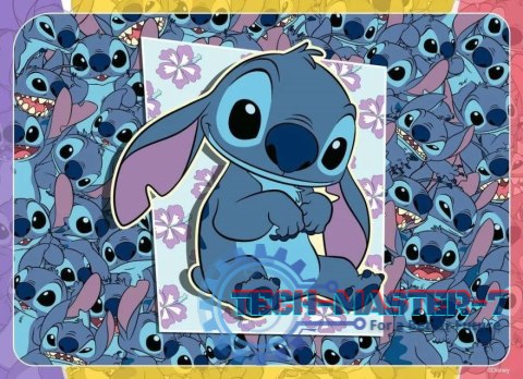 Puzzle 4x100 elementów Disney Stitch Puzzle 4x100 elementów Disney Stitch