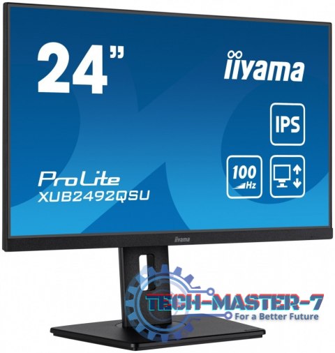 Monitor 23.8 cala ProLite XUB2492QSU-B1 IPS,QHD,USB-C,100Hz,3xUSB(3.2),HDMI,DP 300cd/m2,FreeSync,2x2W,HAS(150mm),PIVOT Monitor 23.8 cala ProLite XUB2492QSU-B1 IPS,QHD,USB-C,100Hz,3xUSB(3.2),HDMI,DP 300cd/m2,FreeSync,2x2W,HAS(150mm),PIVOT