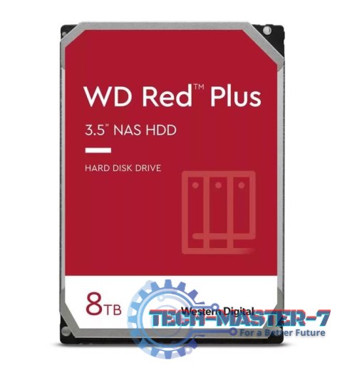 Dysk twardy Red Plus 8TB 3,5 cala CMR 256MB/5640RPM Class Dysk twardy Red Plus 8TB 3,5 cala CMR 256MB/5640RPM Class
