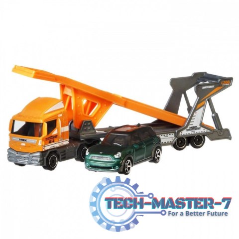 Pojazd transportowy + autko Matchbox Convoys Pojazd transportowy + autko Matchbox Convoys