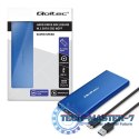 Obudowa | kieszeń na dysk M.2 SSD | SATA | NGFF | USB 3.0 | Superspeed 5Gb/s | 2TB | Niebieska Obudowa | kieszeń na dysk M.2 SSD | SATA | NGFF | USB 3.0 | Superspeed 5Gb/s | 2TB | Niebieska