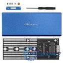 Obudowa | kieszeń na dysk M.2 SSD | SATA | NGFF | USB 3.0 | Superspeed 5Gb/s | 2TB | Niebieska Obudowa | kieszeń na dysk M.2 SSD | SATA | NGFF | USB 3.0 | Superspeed 5Gb/s | 2TB | Niebieska