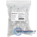 Wtyk złącze modularne RJ45 | CAT6 | UTP | Pozłacane styki | 100 sztuk Wtyk złącze modularne RJ45 | CAT6 | UTP | Pozłacane styki | 100 sztuk