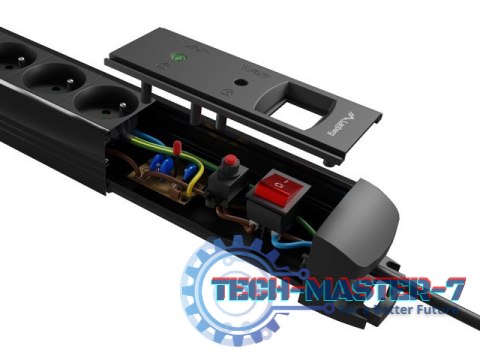 Listwa zasilająca 1,5m 5x230V SP1-05E-0150-BK Listwa zasilająca 1,5m 5x230V SP1-05E-0150-BK