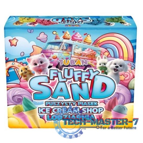 Piasek Fluffy - Zestaw lodziarnia Piasek Fluffy - Zestaw lodziarnia